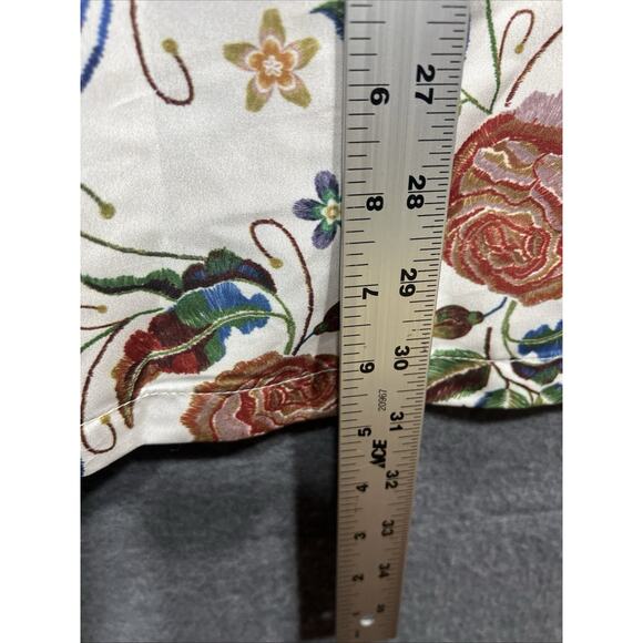 Rebel Vengeance Dragon Floral Print Button Up Shirt Boho Asian Style Men Size 2X - Picture 11 of 11